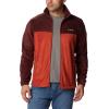 imageColumbia Mens Discontinued Steens Mountain Full Zip 20ElderberryWarp Red