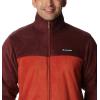 imageColumbia Mens Discontinued Steens Mountain Full Zip 20ElderberryWarp Red