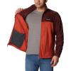 imageColumbia Mens Discontinued Steens Mountain Full Zip 20ElderberryWarp Red