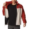 imageColumbia Mens Discontinued Steens Mountain Full Zip 20Warp RedDark Stone