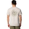 imageColumbia Mens Kwick Hike Back Graphic Short Sleeve TeeDark Stone HeatherPlanet Watch