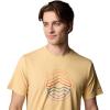 imageColumbia Mens Kwick Hike Graphic Short Sleeve TeeSand Dune HeatherPeaked Lifestyle