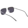 imageColumbia Mens Mist Trail Pilot SunglassesShiny SilverBlue Revo Lens