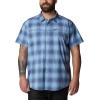 imageColumbia Mens Newton Ridge Plaid Short SleeveJet Stream Soft Ombre