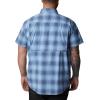 imageColumbia Mens Newton Ridge Plaid Short SleeveJet Stream Soft Ombre