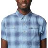 imageColumbia Mens Newton Ridge Plaid Short SleeveJet Stream Soft Ombre