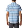 imageColumbia Mens Newton Ridge Plaid Short SleeveJet Stream Striped Sunset