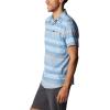 imageColumbia Mens Newton Ridge Plaid Short SleeveJet Stream Striped Sunset