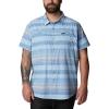 imageColumbia Mens Newton Ridge Plaid Short SleeveJet Stream Striped Sunset