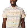 imageColumbia Mens Newton Ridge Plaid Short SleeveLight Raisin Striped Sunset
