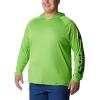 imageColumbia Mens PFG Terminal Tackle HoodieGreen MambaBlack Logo