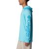 imageColumbia Mens PFG Terminal Tackle HoodieOpal BluePool Logo