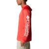 imageColumbia Mens PFG Terminal Tackle HoodieRed HibiscusWhite Logo