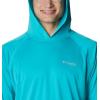 imageColumbia Mens PFG Terminal Tackle HoodieTurquoiseCool Grey Logo
