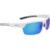 imageColumbia Mens Peak Racer Rectangular SunglassesWhiteBlue Flash Polarized