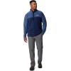 imageColumbia Mens Steens Mountain Half Snap Fleece Jacket Collegiate NavyDark Mountain Medium