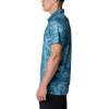 imageColumbia Mens Tech Trail Novelty PoloCloudburst Beachwood