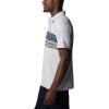 imageColumbia Mens Tech Trail Novelty PoloColumbia Grey Heather Stripe