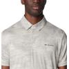 imageColumbia Mens Tech Trail Novelty PoloDark Stone Beachwood