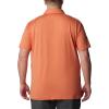 imageColumbia Mens Tech Trail Novelty PoloDesert Orange Heather Stripe