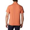 imageColumbia Mens Tech Trail Novelty PoloDesert Orange Heather Stripe