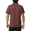 imageColumbia Mens Tech Trail Novelty PoloLight Raisin Heather Stripe