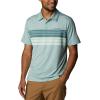 imageColumbia Mens Tech Trail Novelty PoloNiagara Heather Stripe