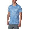 imageColumbia Mens Tech Trail Novelty PoloSkyler Beachwood