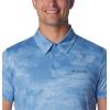 imageColumbia Mens Tech Trail Novelty PoloSkyler Beachwood