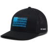 imageColumbia UnisexAdult Tree Flag Mesh Ball Cap  High CrownBlackCompass Blue
