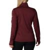 imageColumbia Womens Collegiate Park View Fleece Half ZipTam  Deep Maroon Heather