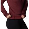 imageColumbia Womens Collegiate Park View Fleece Half ZipTam  Deep Maroon Heather