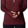 imageColumbia Womens Collegiate Park View Fleece Half ZipTam  Deep Maroon Heather