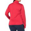 imageColumbia Womens Collegiate Park View Fleece Half ZipUga  Bright Red Heather