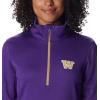 imageColumbia Womens Collegiate Park View Fleece Half ZipUw  Uw Purple Heather