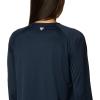 imageColumbia Womens Collegiate Tidal Tee Ls ShirtAub  Collegiate Navy  Spark Orange