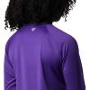imageColumbia Womens Collegiate Tidal Tee Ls ShirtCle  Vivid Purple  Spark Orange