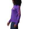 imageColumbia Womens Collegiate Tidal Tee Ls ShirtCle  Vivid Purple  Spark Orange
