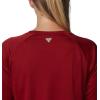 imageColumbia Womens Collegiate Tidal Tee Ls ShirtOk  Red Velvet  White