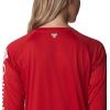 imageColumbia Womens Collegiate Tidal Tee Ls ShirtOs  Intense Red  White