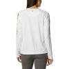 imageColumbia Womens Collegiate Tidal Tee Ls ShirtTex  White  Cedar
