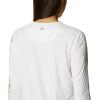 imageColumbia Womens Collegiate Tidal Tee Ls ShirtTex  White  Cedar