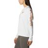 imageColumbia Womens Collegiate Tidal Tee Ls ShirtTex  White  Cedar