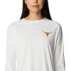 imageColumbia Womens Collegiate Tidal Tee Ls ShirtTex  White  Cedar