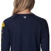 imageColumbia Womens Collegiate Tidal Tee Ls ShirtWv  Collegiate NavyMlb Gold