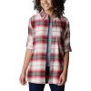 imageColumbia Womens Holly Hideaway Flannel ShirtChalk Ombre Tartan
