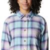 imageColumbia Womens Holly Hideaway Flannel ShirtGumdrop Ombre Tartan