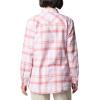 imageColumbia Womens Holly Hideaway Flannel ShirtPink Dawn Multiplaid