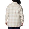 imageColumbia Womens Holly Hideaway Flannel ShirtSea Salt Buffalo Check