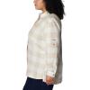 imageColumbia Womens Holly Hideaway Flannel ShirtSea Salt Buffalo Check
